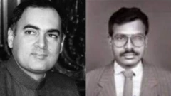 राजीव गांधी, शिवरासन (उजवीकडे)