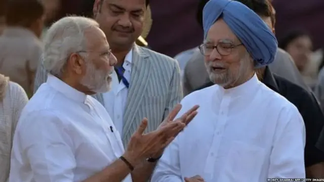 Modi and Manmohan