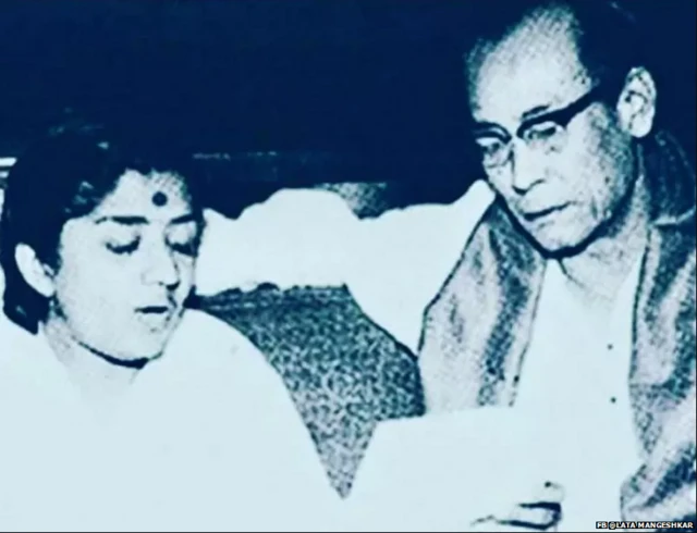 एसडी बर्मन के साथ लता मंगेशकर