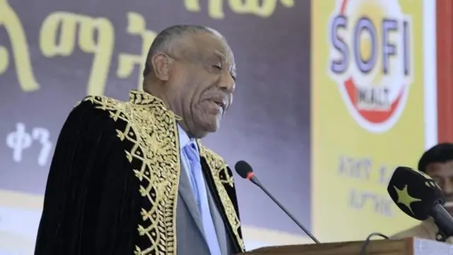አቶ ግርማ ዋቄ በሽልማት ሥነ ሥርዓቱ ላይ