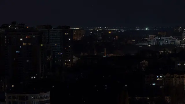 Город в темноте 