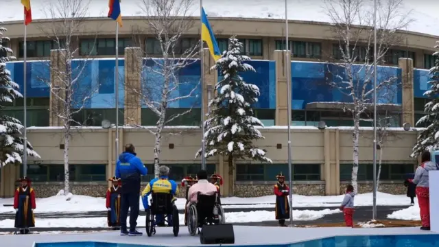 Підняття прапора України на ХІІ зимових Паралімпійських іграх