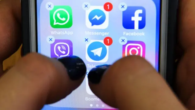 Tela de celular