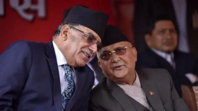 प्रचण्ड र ओली
