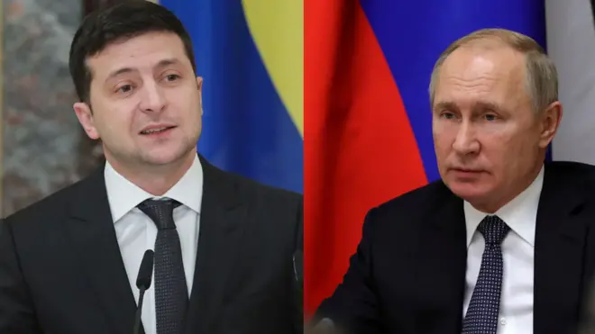 Зеленский и Путин