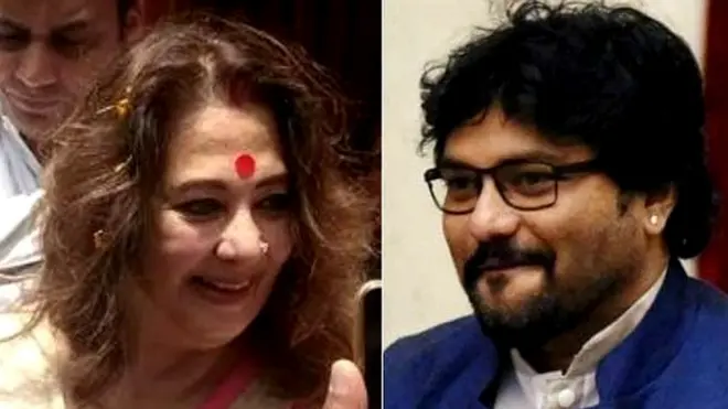 मुनमुन सेन और बाबुल सुप्रियो