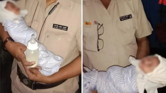 Rescued baby