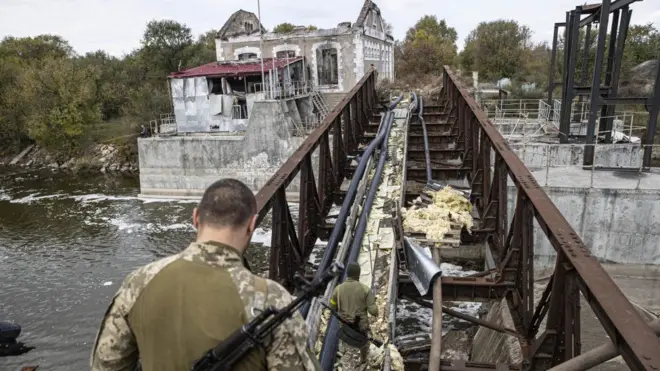 Ukrainian forces have been recapturing territory in the Kherson region