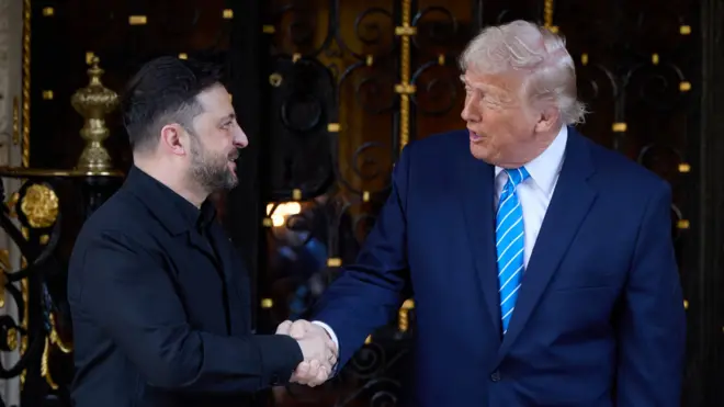 Зеленский и Трамп