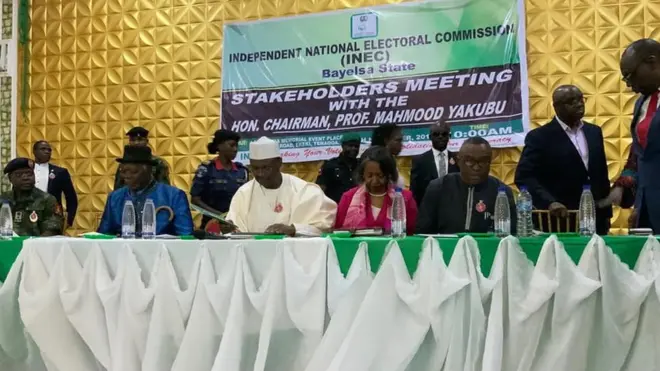 INEC stakeholders meeting for Bayelsa elections