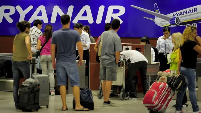 Ryanair 機場櫃台