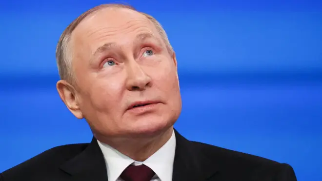 Путин на "прямой линии" в 2023 году 