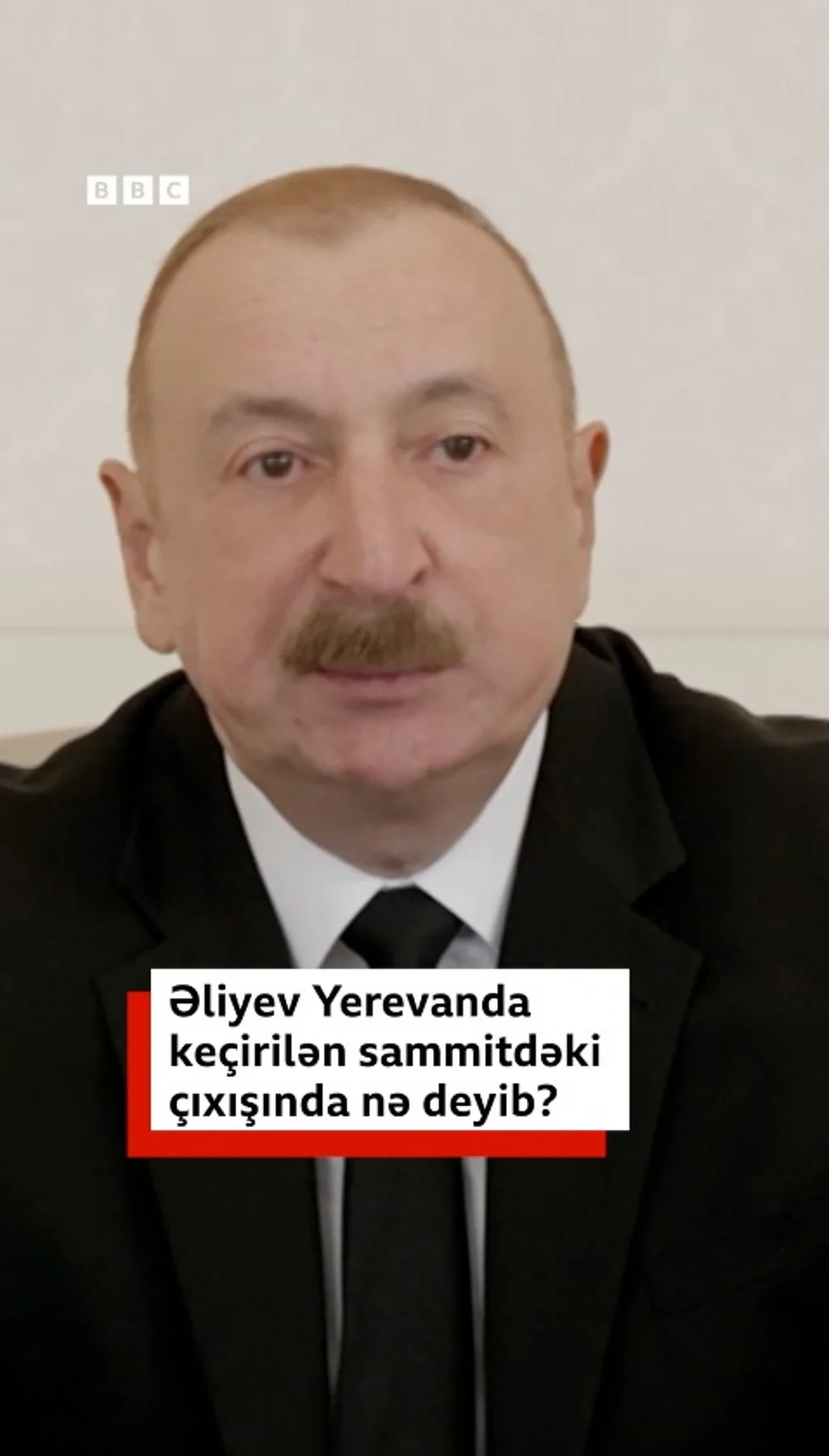 Əliyev Yerevanda keçirilən sammitdəki çıxışında nə deyib?