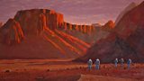 A Martian landscape