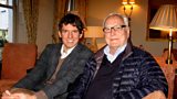 Director James Ivory with presenter Laurence Scott