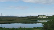 Duck ponds at Lake Myvatn - long tailed ducks recorded here