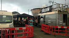 The BBC Local Radio set-up in Glasgow