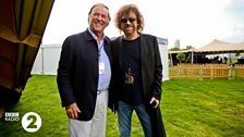 Two legends share one photo - Sir Terry meets Mr ELO, Jeff Lynne