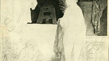 Artist drawing from the model (unfinished), Rembrandt Harmensz van Rijn (1606 - 1669)
