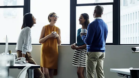 Getty Images Introverts often adopt a different persona to get ahead at work – and many thrive on the challenge, says Balsari-Palsule (Credit: Getty Images)