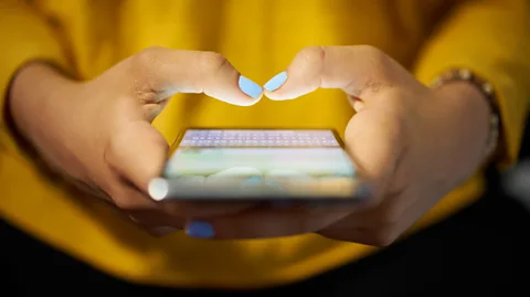 Getty Images Research in to text message communication revealed some thought any punctuation in texts conveyed abruptness (Credit: Getty Images)