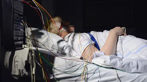 Getty Images The only way to diagnose sleep apnoea is to monitor someone’s sleep (Credit: Getty Images)