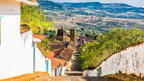 Ostill/Getty Images Colonial Barichara is considered one of Colombia's most attractive towns. Every year during La Salida, residents here disappear to hunt for ants (Credit: Ostill/Getty Images)
