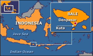 The Indonesian island is popular with travellers