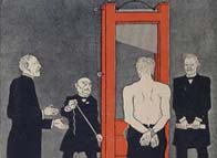 A German cartoon about the Treaty of Versailles