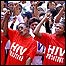 Manifestação contra Aids na África do Sul