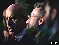 لاریجانی و محمد البرادعی