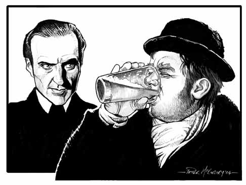 Mr Glas' last pint.