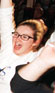Image of jubilant woman