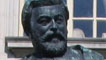 Statue of Judge Gwilym Williams outside Cardiff City Hall