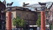 Boyesen's seven metre tall sculpture Sunny Bar Gateway in Doncaster
