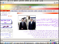 سايت اينترنتی سخنگوی دولت و تصوير خاتمی