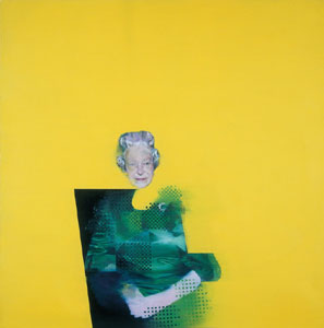 The Queen by Justin Mortimer, 1998 Oil on canvas, 1350 x 1350 mm The RSA © Justin Mortimer