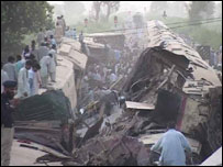 ٹرین حادثہ