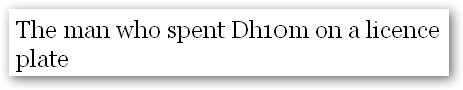 The National headline