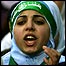 يکی از طرفداران حماس
