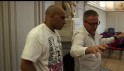 Behind the scenes - Goldie rehearses with Ivor