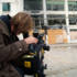 Filming in the city of Detroit for the documentary.