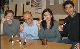 Perfumery students