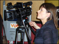 A budding film maker in action