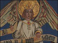 Ceiling detail, St Mary the Virgin, Huntingfield