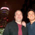 Chris and Dave in front of their special surprise