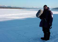 Ed on frozen yukon