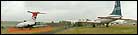 Click to see a second view of the exterior of the RAF Museum, Cosford
