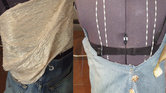 Denim top with... Denim top with...