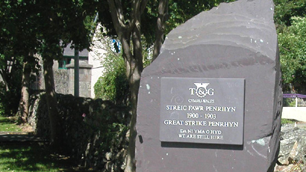 Plac i gofio Streic Penrhyn
